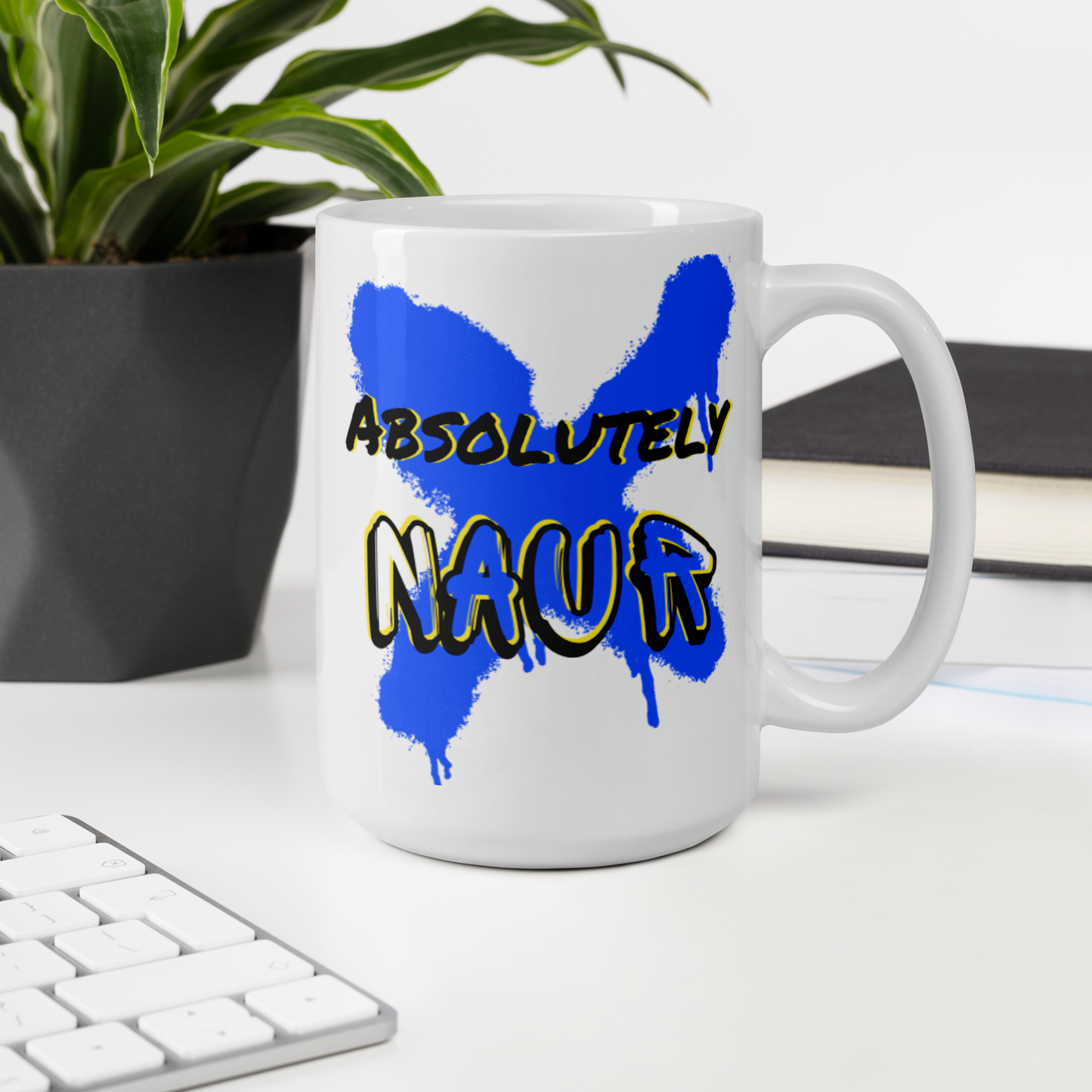 SergeantSov Purely Cursed "Absolutely Naur" Ceramic Coffee Mug Tea Cup, Dishwasher & Microwave Safe